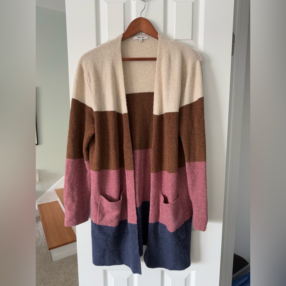 Madewell Colorblock Cardigan